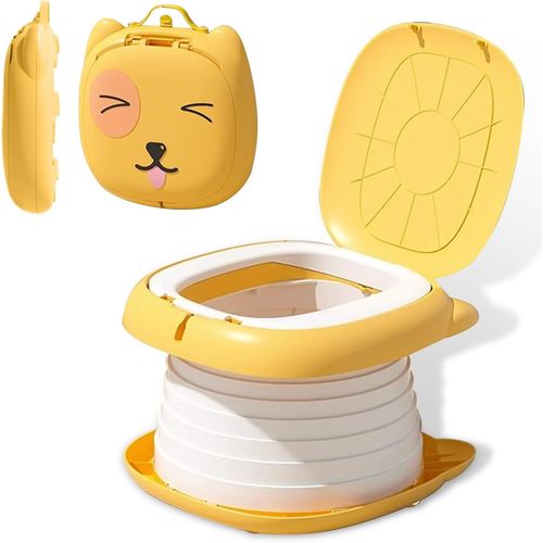 Pot Pour Enfants - Aqsacokiya - Pliable, Hygiénique, Transition Salle De Bain Couche, Apprentissage, Sûr, Facile À Utiliser
