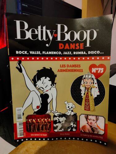 Fascicule Betty Boop Danse Hachette N° 75