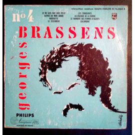 Georges Brassens N° 4 Je Me Suis Fait Tout Petit  25 Cm 33t