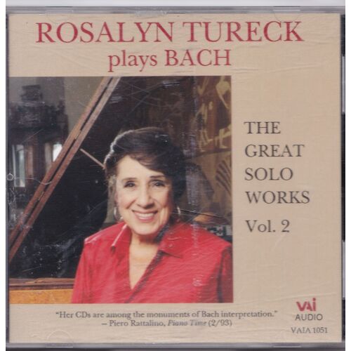 Rosalyn Tureck Cd Plays Bach