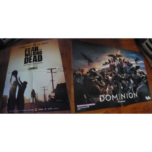 Grand Poster Recto Verso Dominion Et Fear The Walking Dead