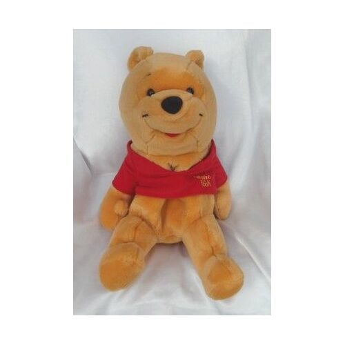 Doudou Peluche Range Pyjama Winnie L'ourson T-Shirt Rouge Disney Jemini