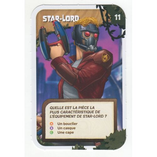 Carte Leclerc Explore L'univers Marvell Avec Groot Star-Lord 11