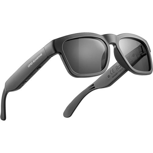 SUBZONAL-Audio Sunglasses,Voice Control and Open Ear Style Listen Music and Calls with Volumn UP and Down, Bluetooth 5.0 Smart Glasses and IP44 Waterproof Feature for Outdoor Sports