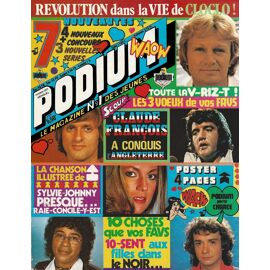 Podium 68 1977 Complet Cloclo/Evenou Martin/Joelle/Distel/Juvet/Lenorman/Dave/Vartan Hallyday/Sheila/Sardou/Presley/Voulzy