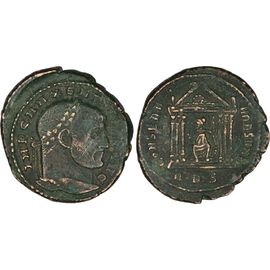 Rome - Follis - Maxence - 308 Ad - Conserv Vrb Svae - Rome Dans Temple - Rome - 6.38 G. - Ric.210 - 24-302