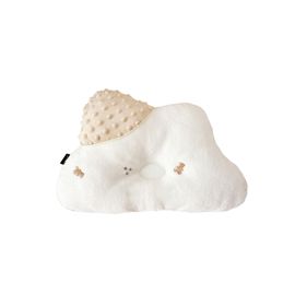 Oreiller De Couchage Pour Nouveau-Né Oreiller De Mise En Forme De La Tête En Coton Biologique Pour Nouveau-Né Doux Et Respirant, Nuages, 2 Pièces