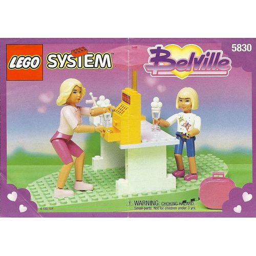 LEGO Belville Vintage 5830 La Marchande de Glace Fun Days Sundaes avec 2 Figurines