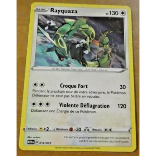 Pokemon Rayquaza Promo Mcdonald 2024 014 / 015
