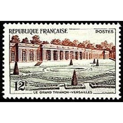 Grand Trianon De Versailles Année 1956 N° 1059 Yvert Et Tellier Luxe