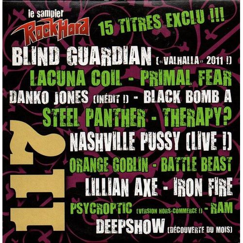 Le Sampler Rock Hard N° 117 _ (Cd Collector 15 Titres ; Pochette Cartonnée ; 2012)