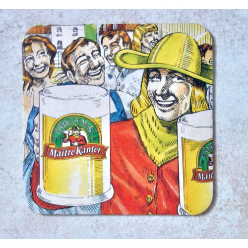 Ancien Sous Bock Biere Maître Kanter. Bière. Beau Dessin Ancien.