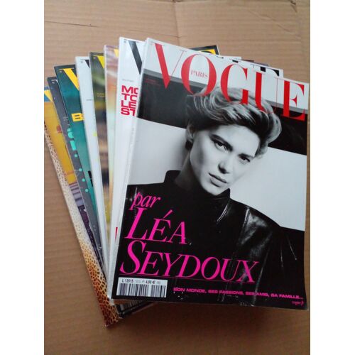 Magazines Vogue Lot De 8 Magazines N°1013 A 1020 Collection 2021 + Un Supplément
