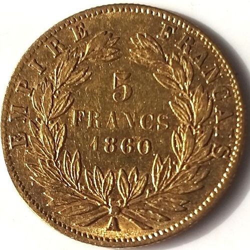 5 Francs Or Napoléon Iii
