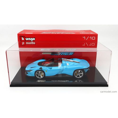 Véhicules Miniatures Die Cast 1/18 Ferrari Deluxe - Daytona Sp3 - Bleue