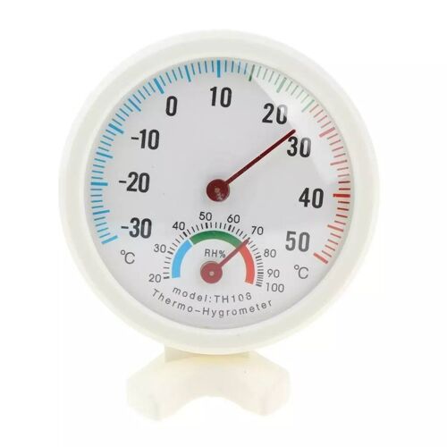 Thermomètre hygromètre analogique intérieur extérieur