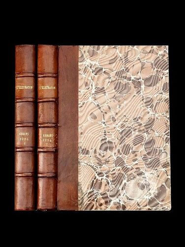 La Petite Illustration (Revue Hebd.), Romans 1934 Cplet (2 Vol. Reliés ½ Cuir)