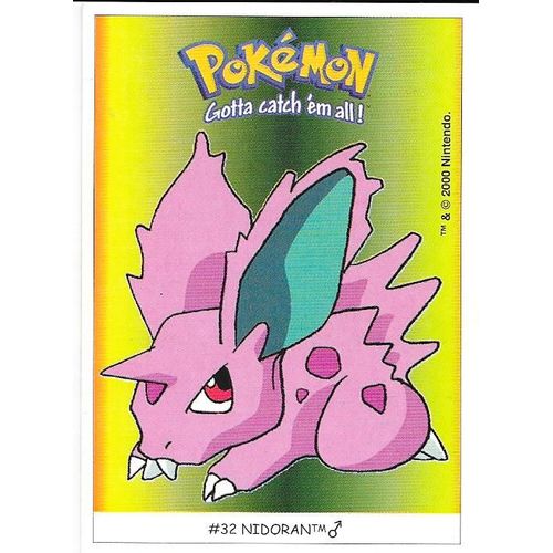 Nidoran (32) - Pokémon - Dunkin Boomer - Stickers