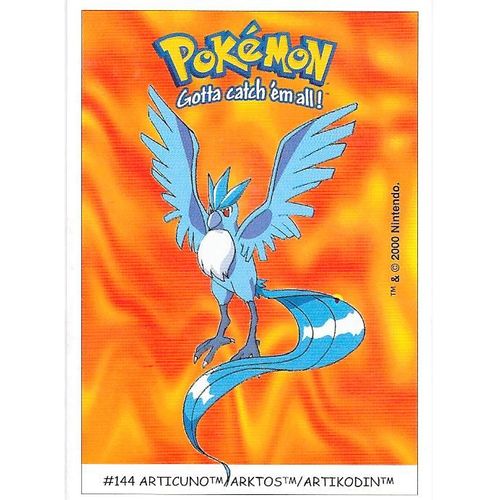 Artikodin (144) - Pokémon - Dunkin Boomer - Stickers