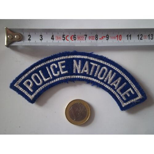 Écusson Obsolète Police Nationale Insigne Épaule Collection
