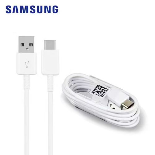 Cable Cordon Original Chargeur + Transfere 1.20m USB-A vers Type-C Origine Pour Samsung Galaxy S20 S20+ S21 S21+ S22 S22+ S23 S23+ S24 S24+ Plus Utra 5G FE