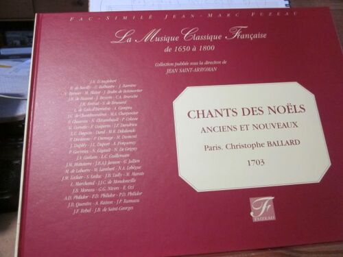 Chants Des Noëls Anciens Et Nouveaux (Ballard)