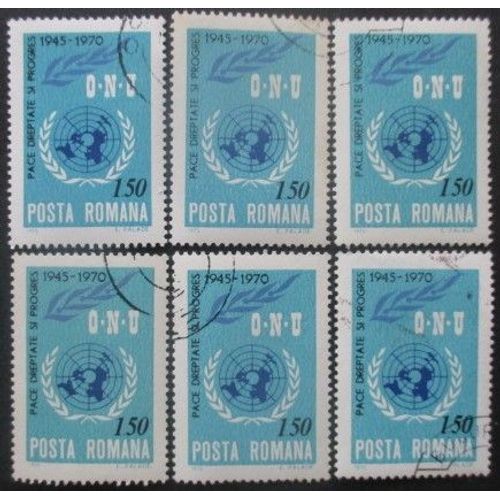 Roumanie N°2570 X 6 Oblitéré