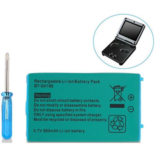 Batterie Nintendo Gameboy Advance Sp - Gba Sp - 850 Mah - 3,7 V