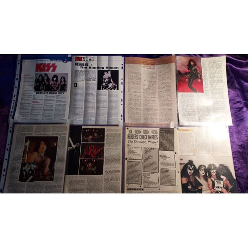 Kiss 16 Pages De Presse Clippings Photos & Articles France Brazil Japan Us 1996 Lot 38