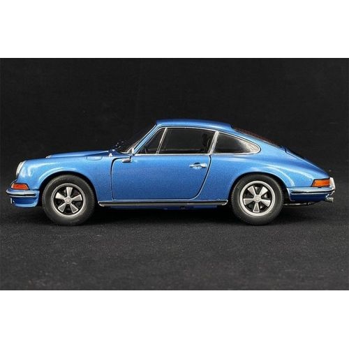 Schuco Porsche 911 S Coupe 1973 Blue Metal 1/18 Ref 450039100 New-Schuco