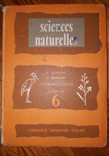 Sciences Naturelles 6°- 2 Édition 1959