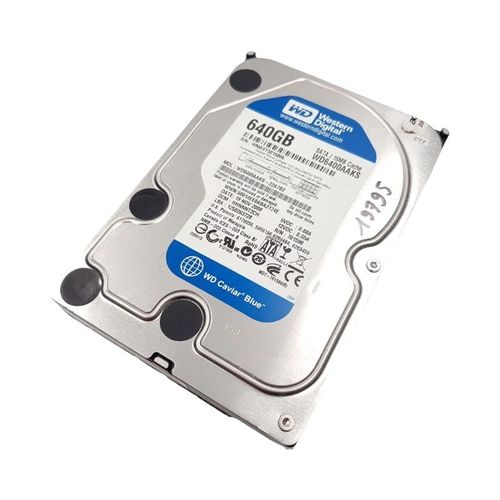 WD Blue WD6400AAKS - Disque dur - 640 Go - interne - 3.5" - SATA 3Gb/s - 7200 tours/min - mémoire tampon : 16 Mo
