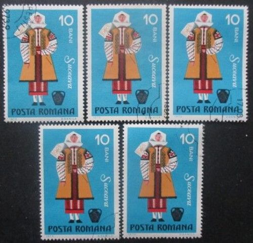 Roumanie N°2745 X 5 Oblitéré