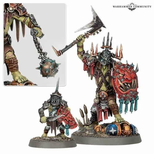 Warhammer Aos - Bosskitu/Killaboss + Stab-Grot