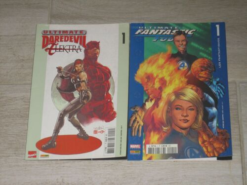 Lot Comics Ultimate Fantastic Four 1 + Ultimate Daredevil 1 Panini Marvel