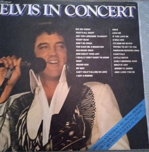 Elvis In Concert , Double Lp Vinyle