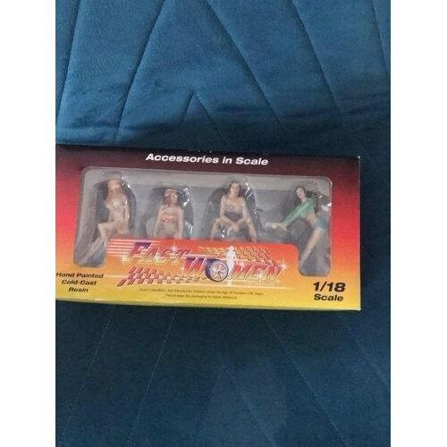Figurines Fast Women Set De 4