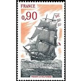 Bateau École : Frégate "La Melpomène" Année 1975 N° 1862 Yvert Et Tellier Luxe