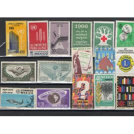 Mexique Timbres Divers -2