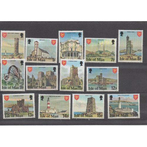Ile De Man Timbres Monuments Et Phares