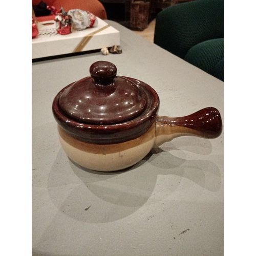 Poêlon En Céramique Marron Très Bon État