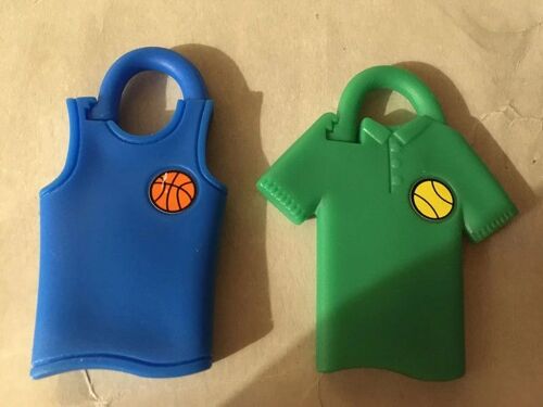 Lot De 2 Porte Clés Rigolos En Forme De Tee- Shirt