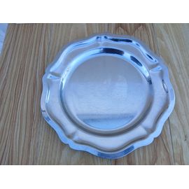 Lot De 2 Plats En Inox