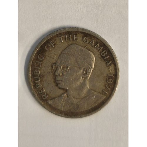 Monnaie Gambie 25 Bututs 1971