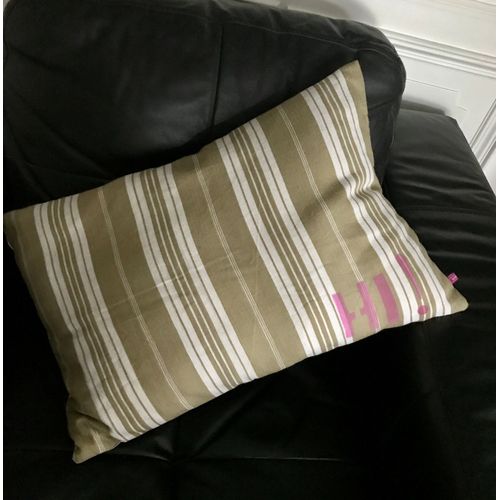 Coussin Toile De Matelas Message