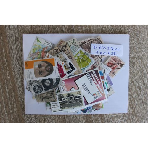 Mexique 100 Timbres Différents