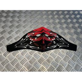 Masque Néoprène Intégral Red Skull White Lines