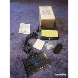 Lampe Solaire Applique Murale Extérieur Spot Avec Détecteur 468 Led Ip65