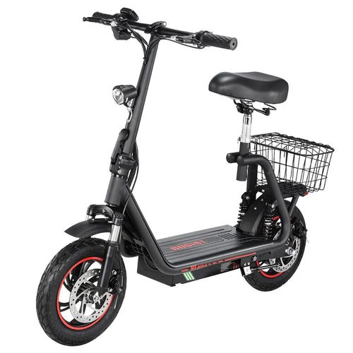 Trottinette Électrique-Bogist M5 Pro-S,Batterie 48v 13ah,Moteur 500w,Pneus Pneumatiques 12 Pouces,35km,Pliable,Avec Siège