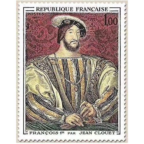 France 1967, Très Beau Timbre Neuf** Luxe Yvert 1518 - Portrait De François 1er Par J. Clouet.